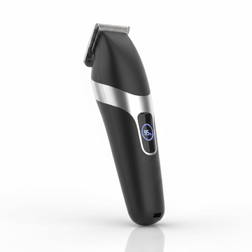 Professional cordless beard and hair trimmer side view